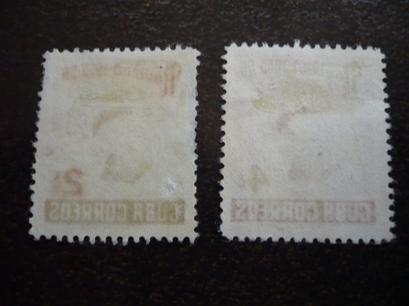 Stamps - Cuba - Scott# 547-548 - Used Set of 2 Stamps