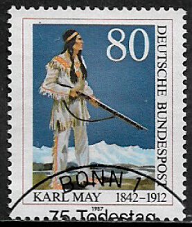 Germany #1502 Used Stamp - Karl May