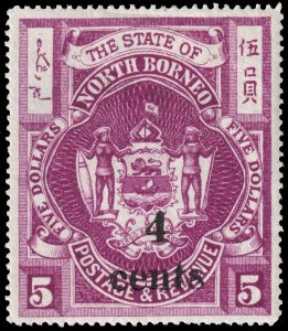 North Borneo - Scott 134 - Mint-Hinged - Folded Over Perforation Tooth