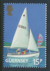 Guernsey  SG 524  SC# 459 MNH  Yacht Club  1991  see scan     