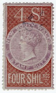 (I.B) Australia - NSW Revenue : Stamp Duty 4/-