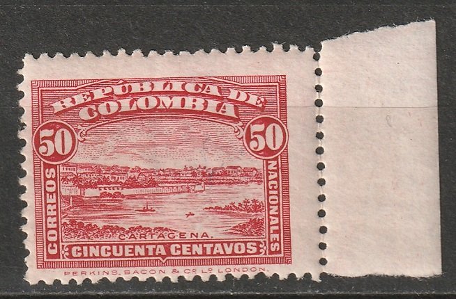 Colombia 1917 Sc 346 MNH** crease