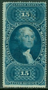 EDW1949SELL : USA 1862 Sc #R97c VF, Used. Choice stamp with deep color. Cat $300