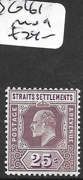 MALAYA STRAITS SETTLEMENTS (PP3110B) KE  25C  SG 161   MOG