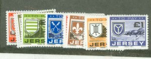 Jersey #J21-J32 Mint (NH) Single (Complete Set)