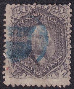 #70 Used, Ave-F, Nice blue cancel, clean (CV $300 - ID28749)