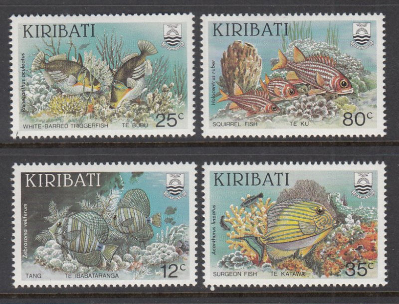 Kiribati 452-455 Fish MNH VF