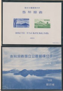 Japan # 582a, Shikotsu-Toya National Park, Souvenir Sheet, Mint NH, 1/2 Cat.