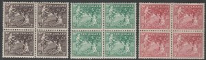 New Zealand 1956 Health 1/2d - 3d Apples MNH