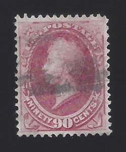 US #155 1870-71 Carmine Perf 12 Used VF SCV $350