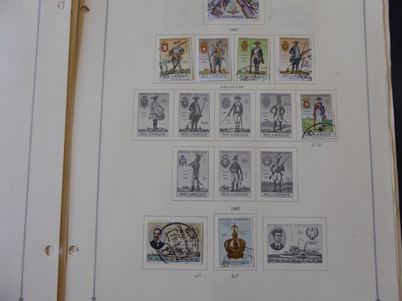 Mozambique 1913-1975 Stamp Collection on Scott International Pages