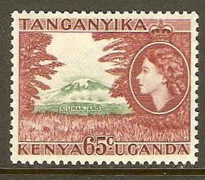 Kenya,Uganda & Tanzania #111 NH 65c Mt. Kilimanjaro Def.