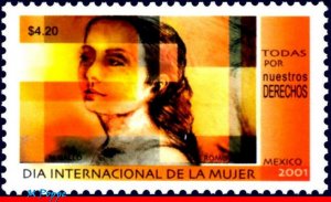 2224 MEXICO 2001 WOMEN'S DAY, WOMAN'S DAY, MI# 2919, MNH