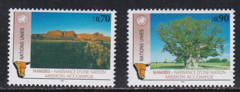 United Nations - Geneva # 199-200, Namibian Independence, NH, 1/2 Cat