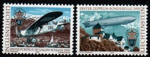 Liechtenstein # 663 - 664 MNH