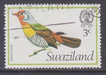 Swaziland sc#246 1976 3c Birds used