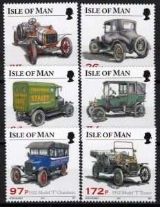 ZAYIX Isle of Man 1375-1380 MNH Automobiles Cars Transportation 073123SM06M