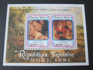 Togo 1981 Sc 459a Christmas Religion set MNH