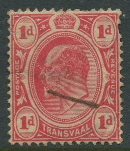 STAMP STATION PERTH Transvaal #282 Used KEVII 1905-10 Wmk 3 Multi Crown and CA