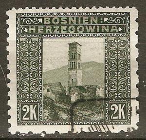 Bosnia & Herzegovina 42d Mi 41 Var Used VF 1906 SCV $225.00