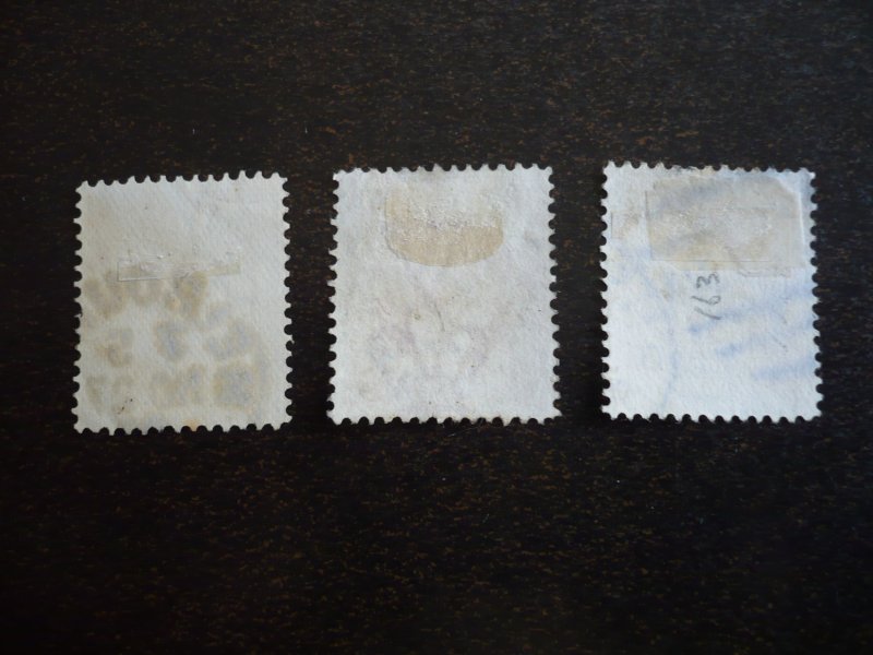 Stamps - Victoria - Scott# 148,148a,149 - Used Part Set of 3 Stamps