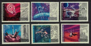 USSR Space Research and Exploration 6v 1972 MNH SC#4007-4012 SG#4095-4100