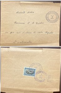 D)1903, GUATEMALA, COVER CIRCULATED IN GUATEMALA WITH NATIONAL SYMBOLS ST