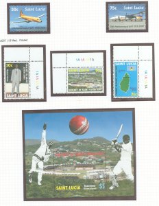 St. Lucia #1234/1241 Mint (NH) Single (Complete Set) (Sports)