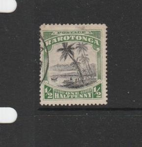 Cook islands 1920 1/2d VFU SG 70