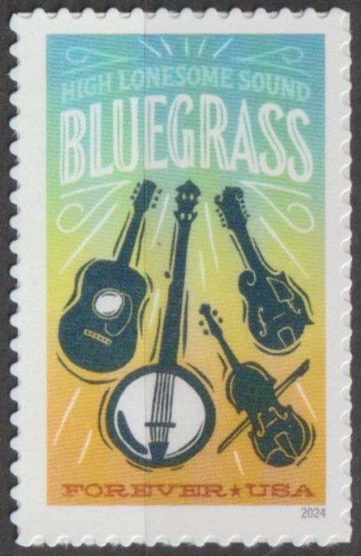 USA 5844 (68c) Bluegrass 2024 single