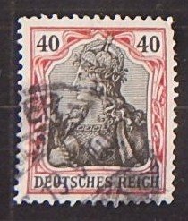 Reich, 40, Germany, SC #72A16, (2250-T)