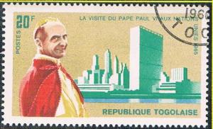 Togo 551 Used Pope Paul VI (BP11114)