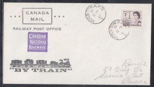 Canada - Feb 1967 Montreal & Toronto RPO Cover