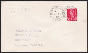 GB SCOTLAND 1969 cover LOCHEPORT LOCHMADDY / I.O.N.UIST cds................B1571