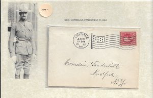 1912 Louisiana, MO to Gen Cornelius Vanderbilt III, New York, NY (54442)