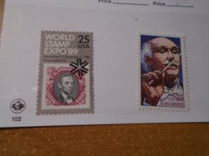 United States  #  2410-11   MNH