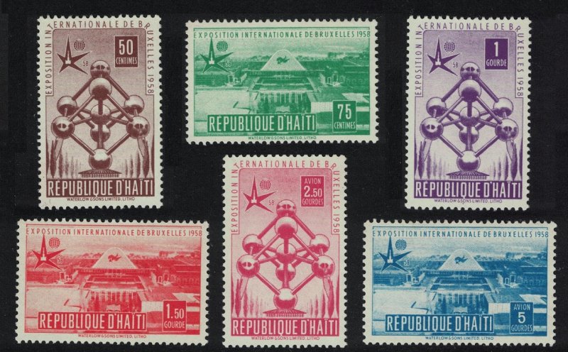 Haiti Brussels Universal Exhibition 6v SG#562-567