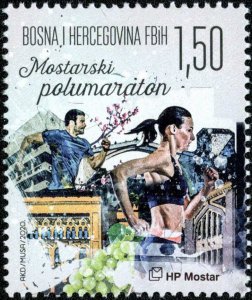 Bosnia and Herzegovina Mostar 2020 MNH Stamps Scott 405 Sport Marathon