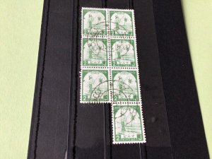 Burma Japanese Occupation used Stamps Block  Ref 51798