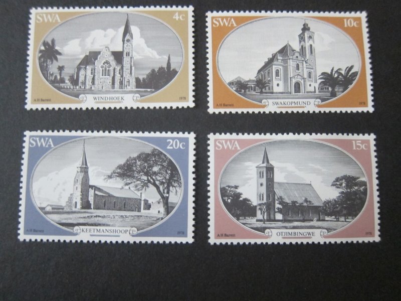 South West Africa 1978 Sc 419-22 Christmas Religion set MNH