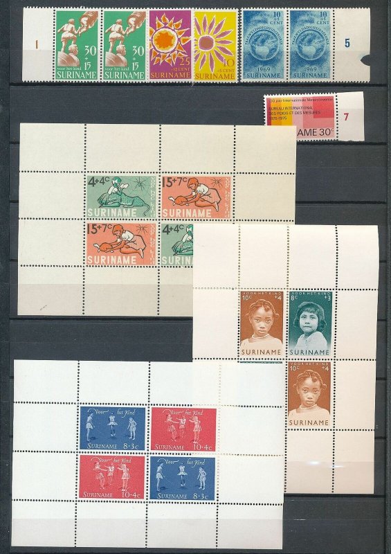 Suriname Wildlife Flowers Children MNH +Sheets(Appx 60 Stamps) (Ac 1611