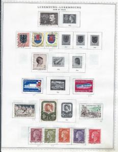 Luxembourg. Mounted album pages  [m/u]