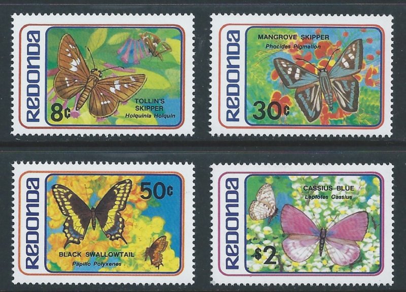 Redonda #MK 107-10 NH Butterflies