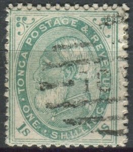 Tonga 1886 SG4 1/- King George I #1 FU