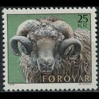 FAROE IS. 1979 - Scott# 42 Ram Set of 1 NH