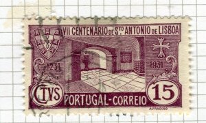 PORTUGAL; 1931 early St. Antonius issue fine used 15c. value