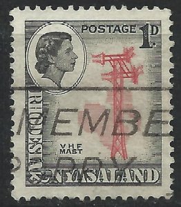 Rhodesia & Nyasaland 1959 - 1d VHF mast - SG19 used