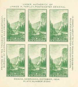 US #740-749 Imperforated Parks Set COMPLETE - NEVER HINGED cv$14.00