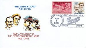 100TH ANN POWERED FLIGHT- DEARBORN HGTS, MI  2003  FDC17686