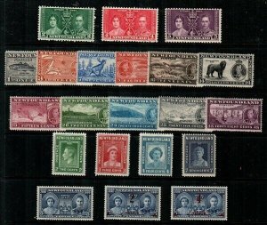 Newfoundland Scott 230-51 Mint NH
